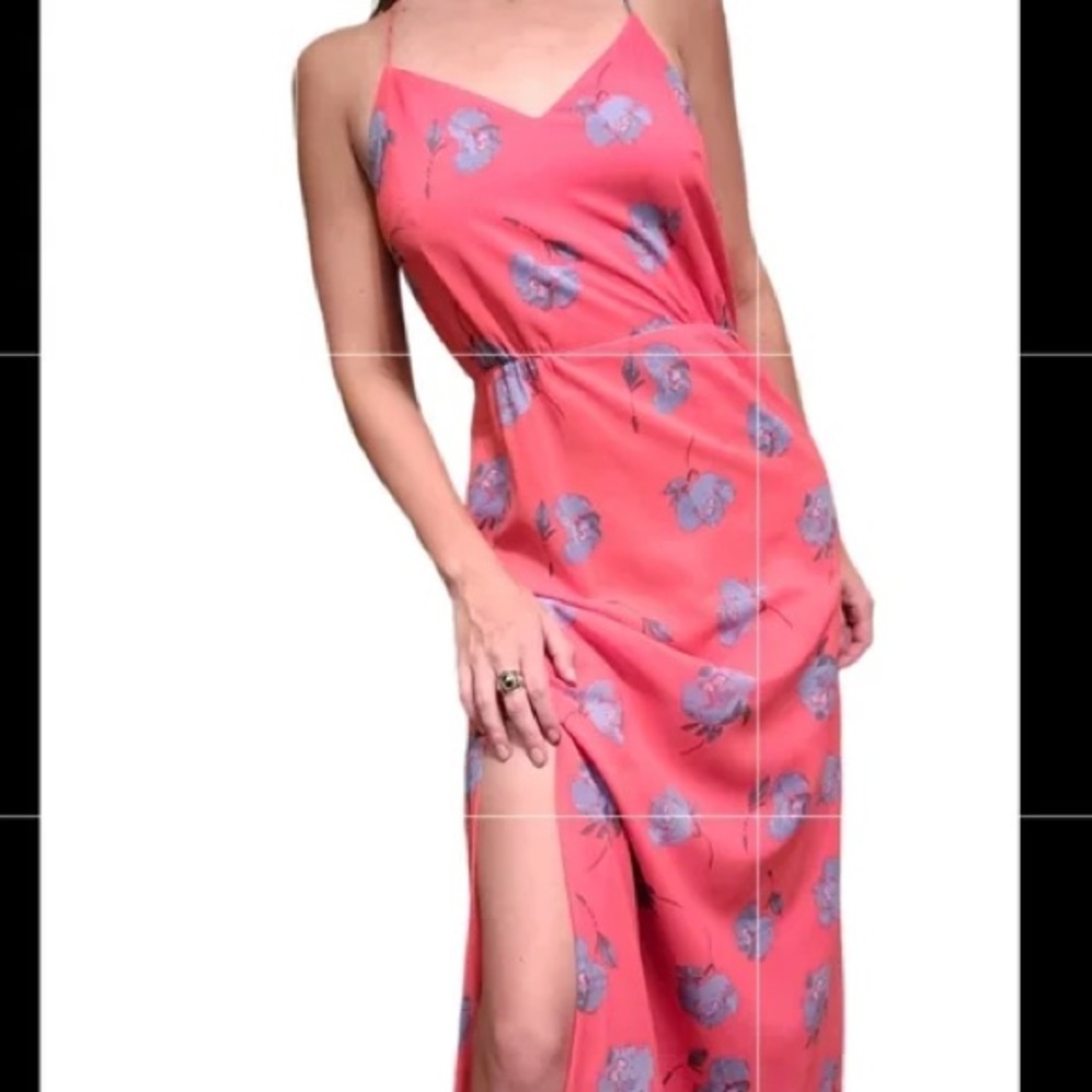 J. Crew Floral Print Racerback Maxi dress - 8P - Picture 3 of 6